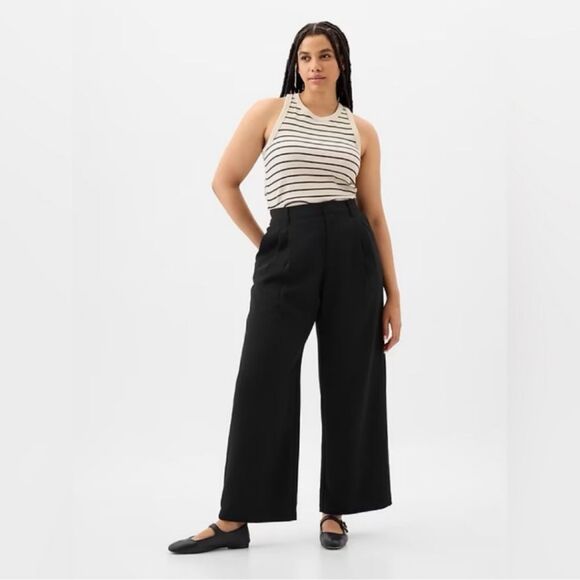 GAP Pants - GAP Easy Crepe Trousers, Black, Size 16, New With Tags Attached, Never Been Worn